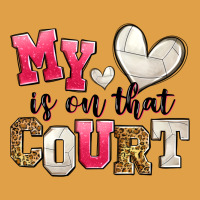 My Heart Is On That Court Volleyball Premium Hoodie | Teevron