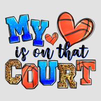 My Heart Is On That Court Basketball Premium Hoodie | Teevron