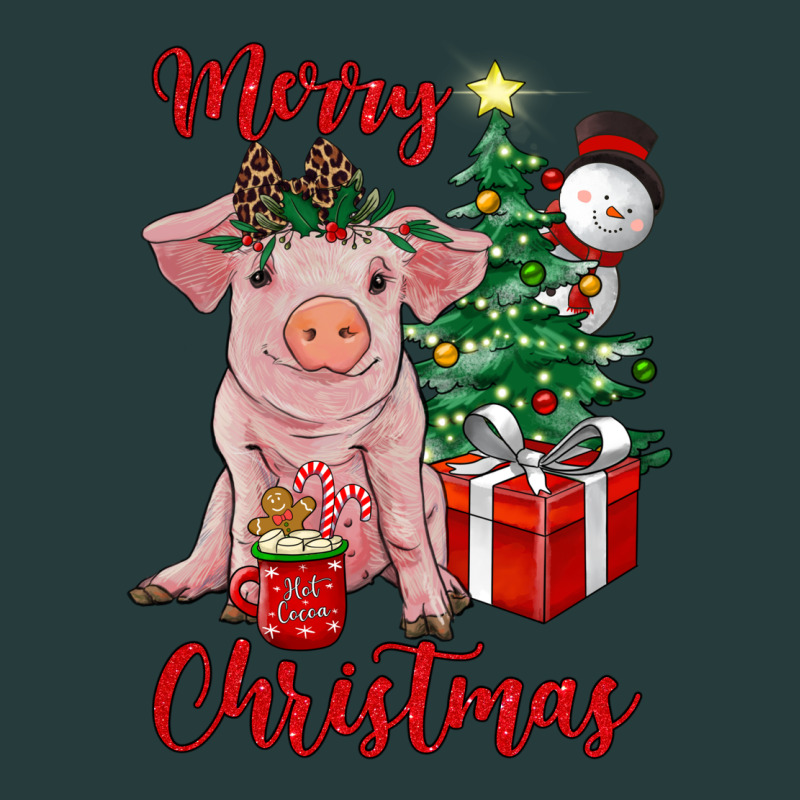 Merry Christmas Pig Premium Hoodie by RanaPortraitStore | Teevron