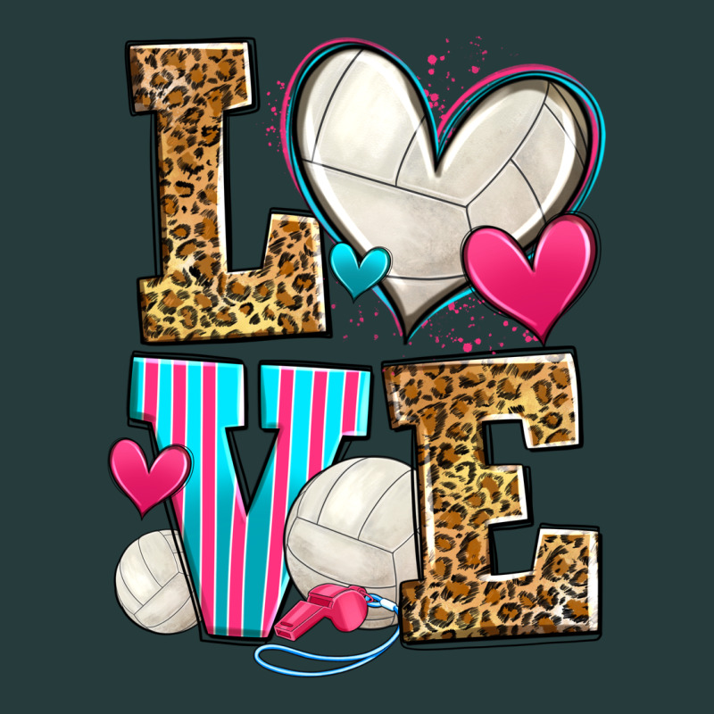 Love Volleyball Premium Hoodie by Zillion Design Studio | Teevron