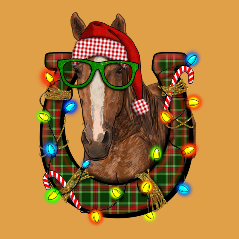Christmas Horseshoe With Horse Premium Hoodie by RanaPortraitStore | Teevron