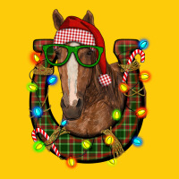 Christmas Horseshoe With Horse Premium Hoodie | Teevron