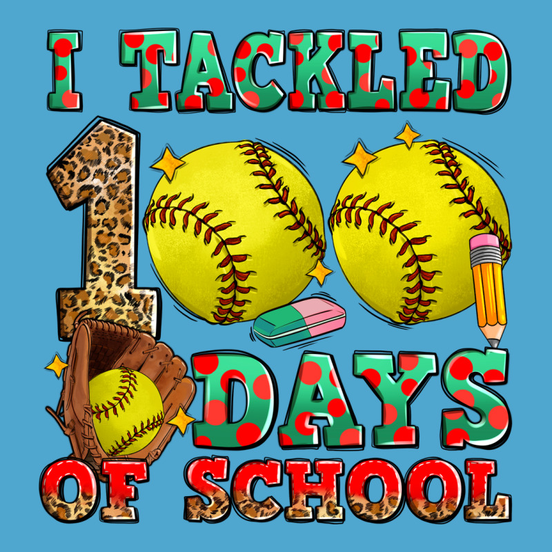I Tackled 100 Days Of School Softball Premium Hoodie by Zillion Design Studio | Teevron