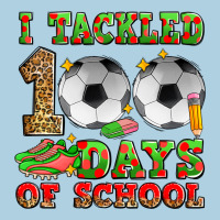 I Tackled 100 Days Of School Soccer Premium Hoodie | Teevron