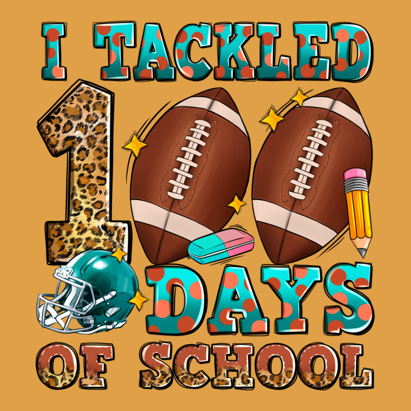 I Tackled 100 Days Of School American Football Premium Hoodie by Zillion Design Studio | Teevron