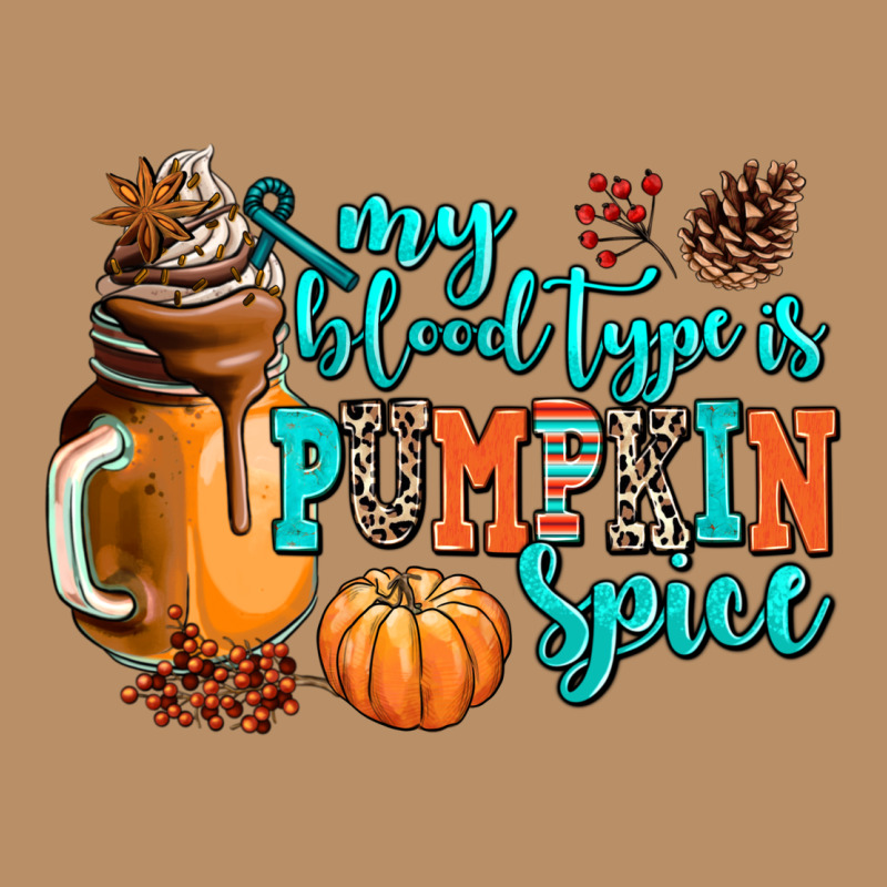 My Blood Type Is Pumpkin Spice Vintage Hoodie by AdoDesignShop | Teevron