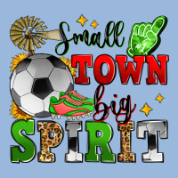 Small Town Big Spirit Soccer Premium Hoodie | Teevron