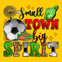 Small Town Big Spirit Soccer Premium Hoodie | Teevron
