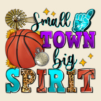 Small Town Big Spirit Basketball Premium Hoodie | Teevron
