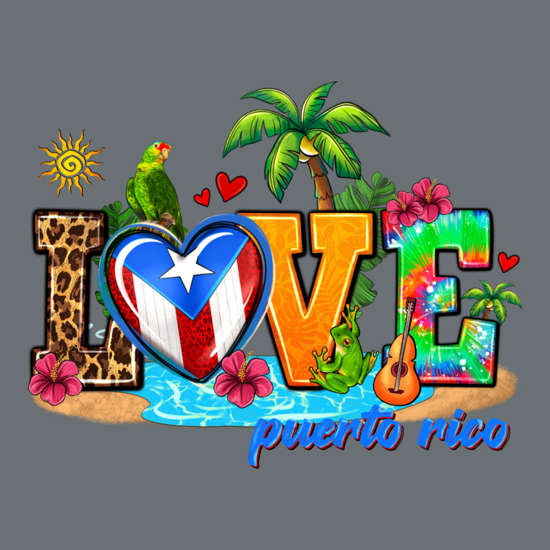 Love Puerto Rico Premium Hoodie by AdoDesignShop | Teevron
