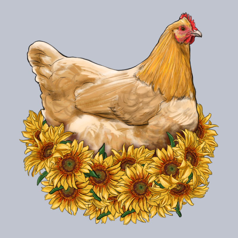 Chicken With Sunflowers Premium Hoodie by RanaPortraitStore | Teevron