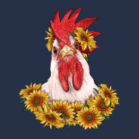 Rooster Head With Sunflowers Premium Hoodie | Teevron