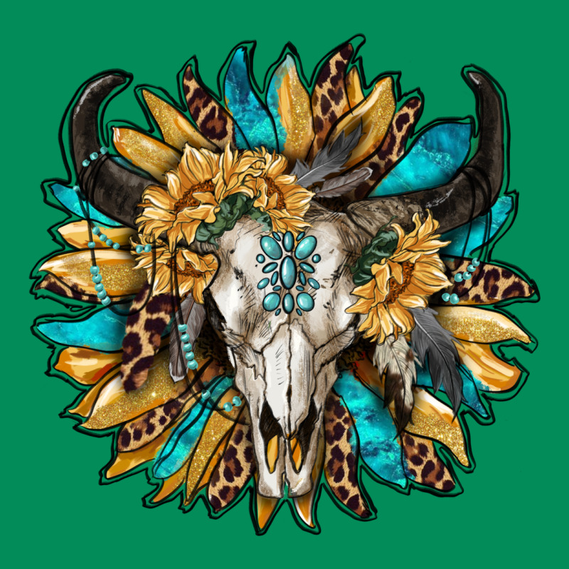 Bull Skull With Sunflower Urban Hoodie by RanaPortraitStore | Teevron
