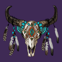 Boho Bull Skull Premium Hoodie | Teevron