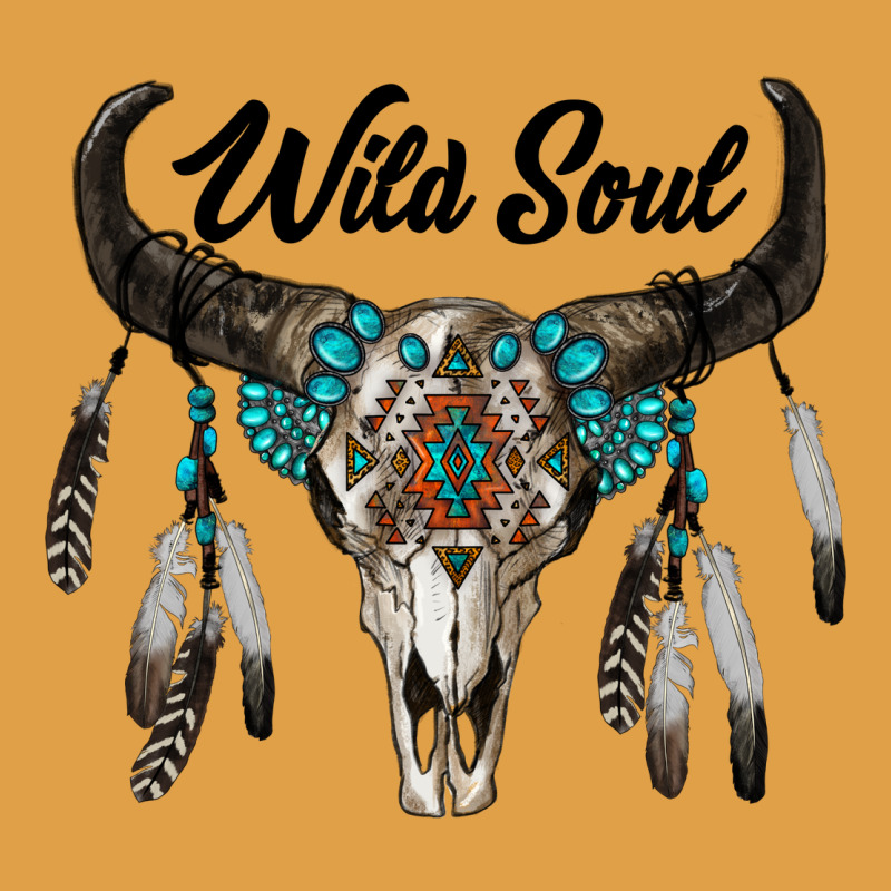 Wild Soul Boho Skull Premium Hoodie by RanaPortraitStore | Teevron