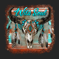 Wild Soul Boho Skull With Background Premium Hoodie | Teevron