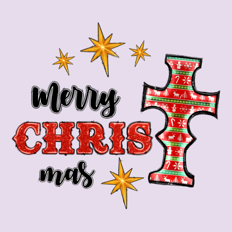 Merry Christmas Cross Premium Hoodie by RanaPortraitStore | Teevron
