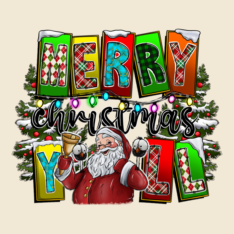 Merry Christmas Yall Premium Tee by CowhideDigitalArt | Teevron