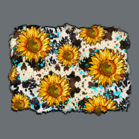 Cowhide Sunflower Pattern Premium Hoodie | Teevron