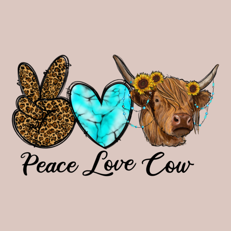 Peace Love Cow Premium Hoodie by RanaPortraitStore | Teevron