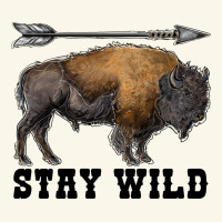 Stay Wild Bison Premium Hoodie | Teevron