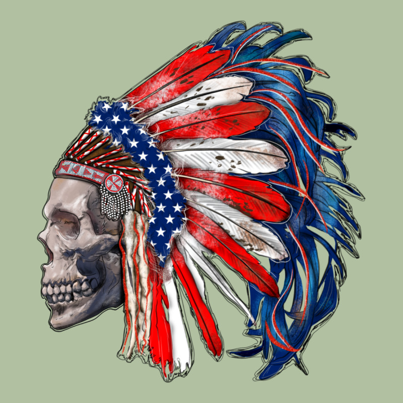 American Indian Headdress With Skull Urban Hoodie by RanaPortraitStore | Teevron