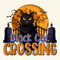 Black Cat Crossing Premium Hoodie | Teevron