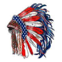 american flag indian headdress | Teevron