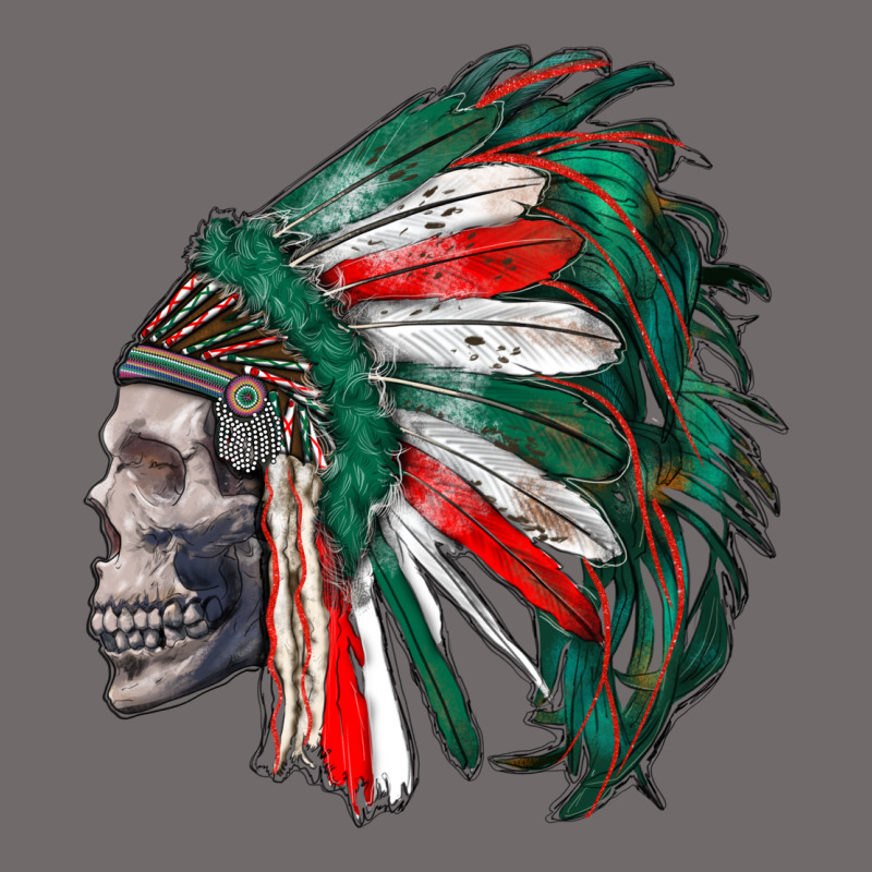 Mexican Indian Headdress With Skull Urban Hoodie by RanaPortraitStore | Teevron
