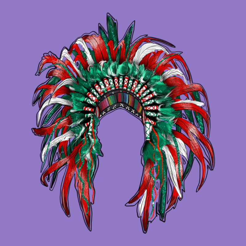 Mexican Flag Indian Headdress Urban Hoodie by RanaPortraitStore | Teevron