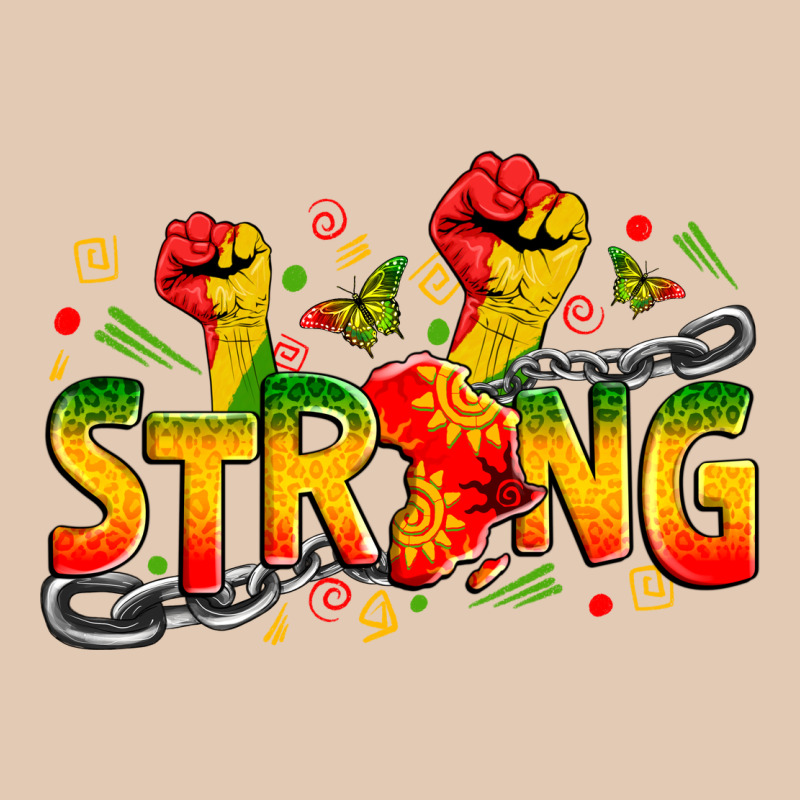 Strong Juneteenth Urban Hoodie by Zillion Design Studio | Teevron