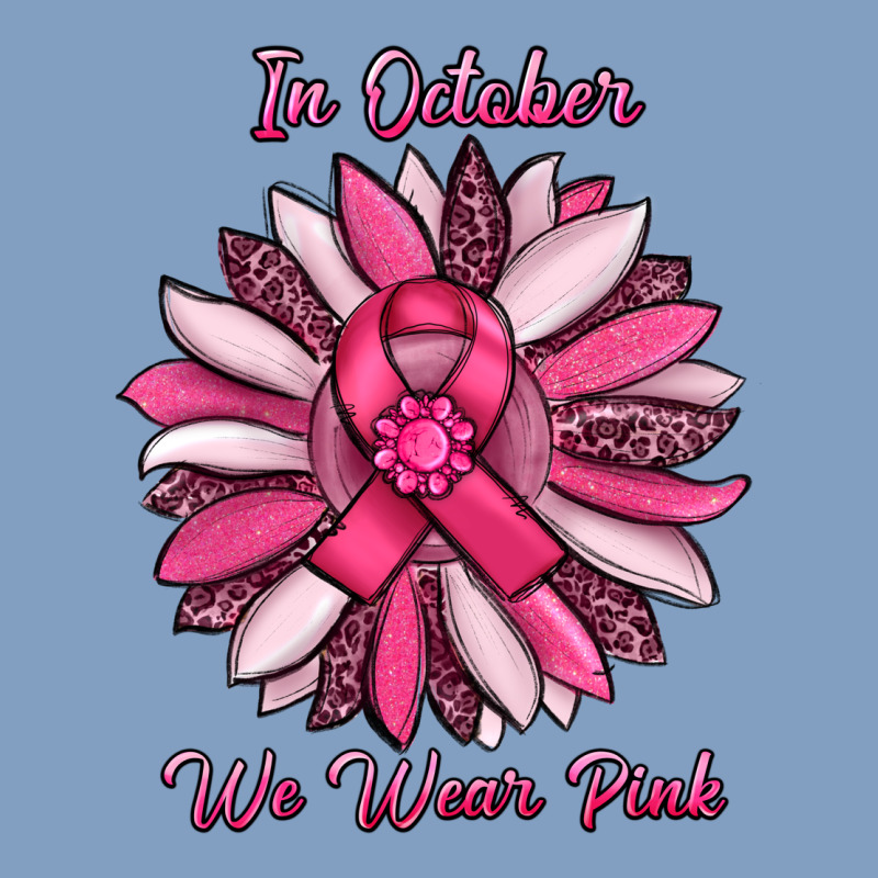 In October We Wear Pink Sunflower Urban Hoodie by RanaPortraitStore | Teevron