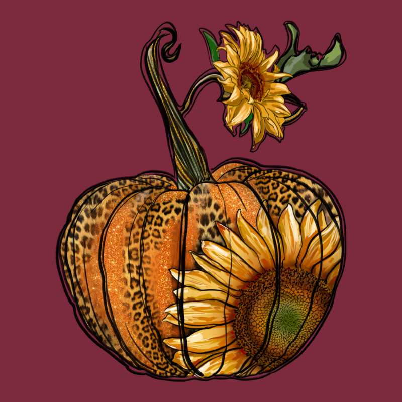 Pumpkin With Sunflower Premium Hoodie by RanaPortraitStore | Teevron