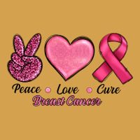 Breast Cancer Peace Love Cure Urban Hoodie | Teevron