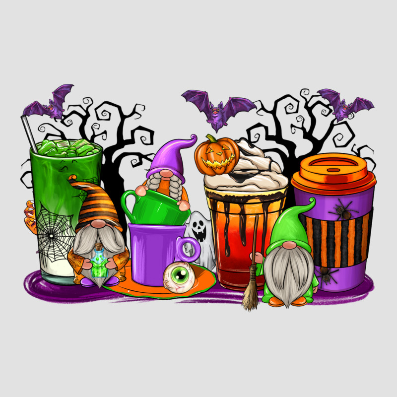 Halloween Gnomes Coffee Cups Premium Hoodie by texasbilliewilder | Teevron