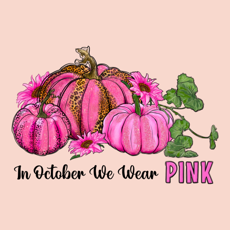 In October We Wear Pink Pumpkin And Sunflowers Urban Hoodie by RanaPortraitStore | Teevron