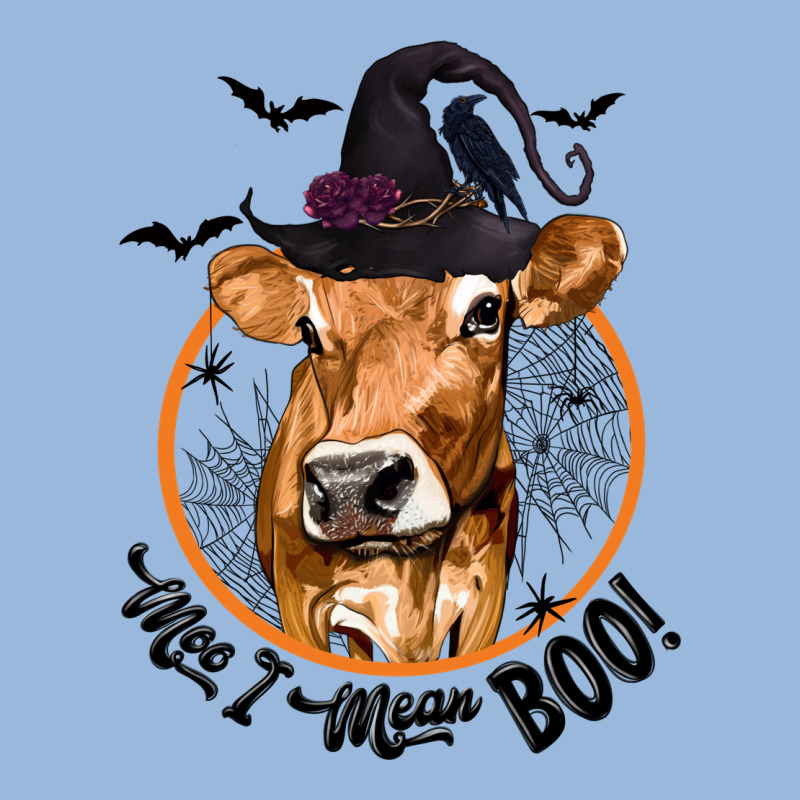 Halloween Cow Moo I Mean Boo Premium Hoodie by texasbilliewilder | Teevron
