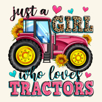 Just A Girl Who Loves Tractors Premium Hoodie | Teevron