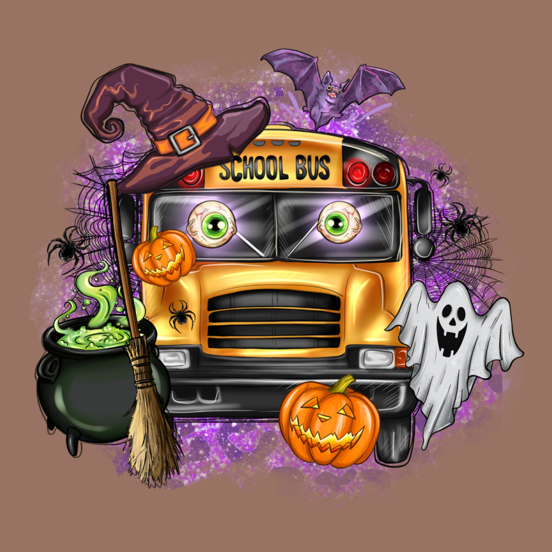 Halloween School Bus Premium Hoodie by texasbilliewilder | Teevron