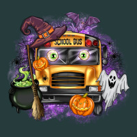 Halloween School Bus Premium Hoodie | Teevron