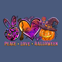Peace Love Halloween Vintage Hoodie | Teevron
