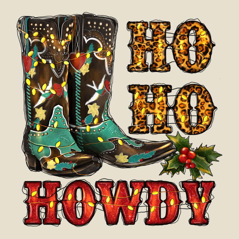 Christmas Cowboy Boots Ho Ho Howdy Urban Hoodie by RanaPortraitStore | Teevron