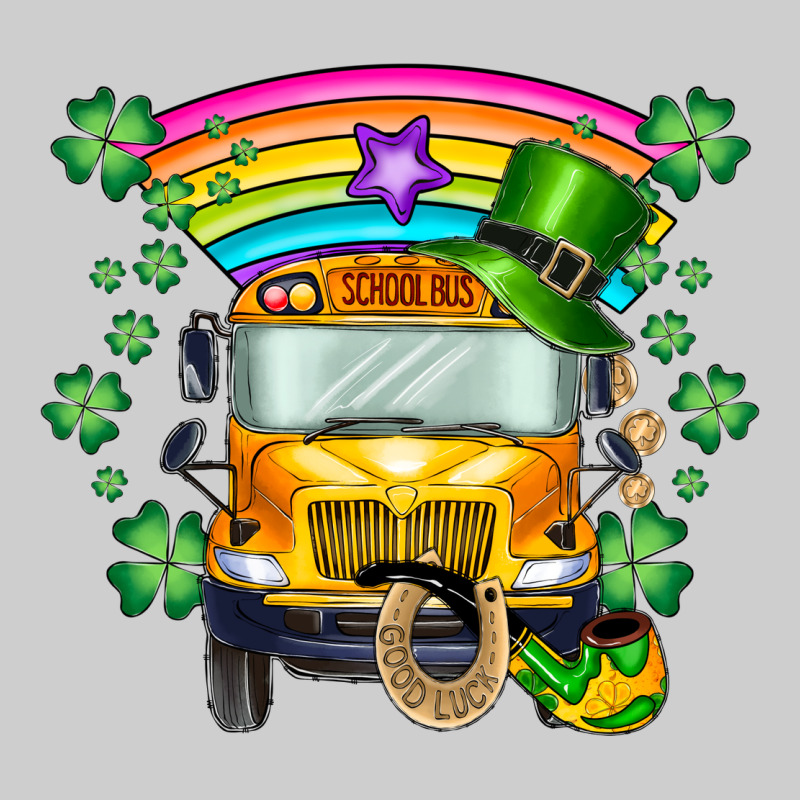St. Patricks Day School Bus Premium Tee by SublimationCraftShop | Teevron