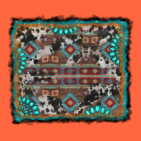 Aztec Background With Gemstone And Cowhide Premium Hoodie | Teevron