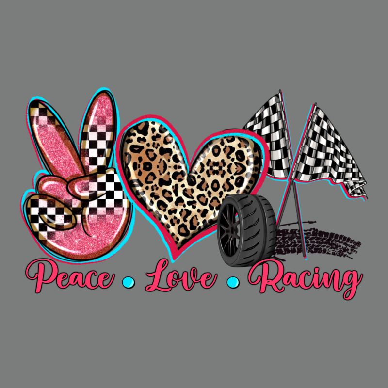 Peace Love Racing Premium Hoodie by Zillion Design Studio | Teevron