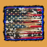American Flag With Cowhide Background Premium Hoodie | Teevron