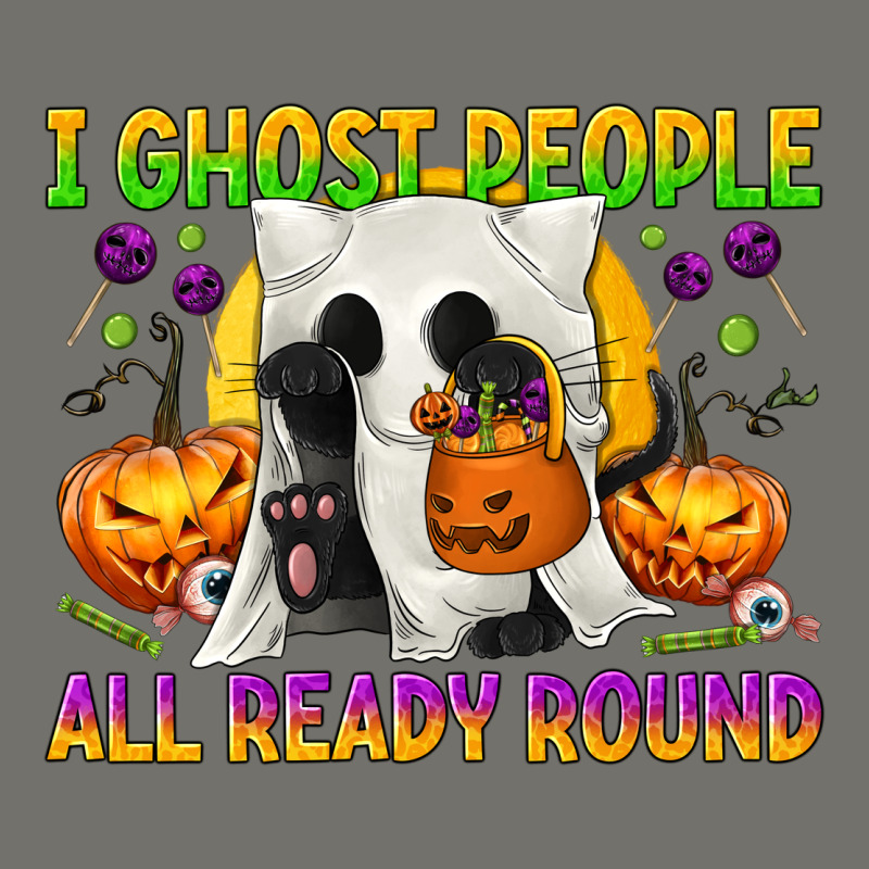 I Ghost People All Ready Round Premium Hoodie by texasbilliewilder | Teevron