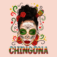 Mexicana Skull Girl Messy Bun Urban Hoodie | Teevron