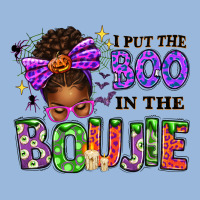 I Put The Boo In The Boujie Messy Bun Premium Hoodie | Teevron
