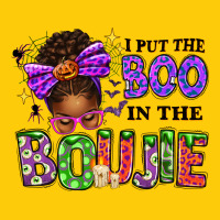 I Put The Boo In The Boujie Messy Bun Premium Hoodie | Teevron